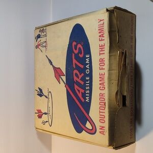 Vintage Missile Jarts Outdoor Lawn Darts Game